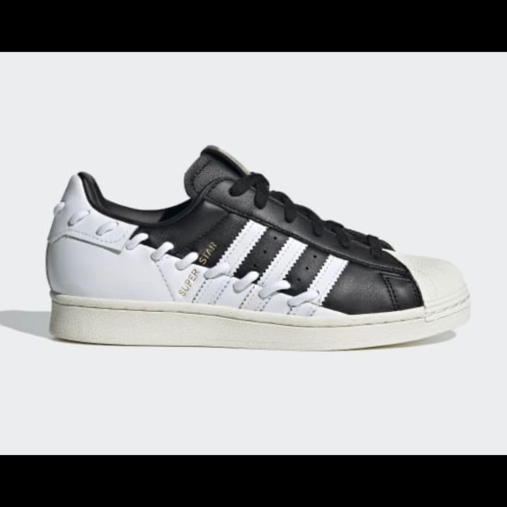 DECO-STITCHED ADIDAS SUPERSTAR SHOES